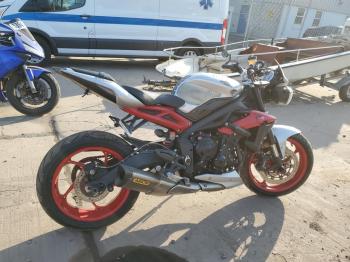  Salvage Triumph Motorcycle Street