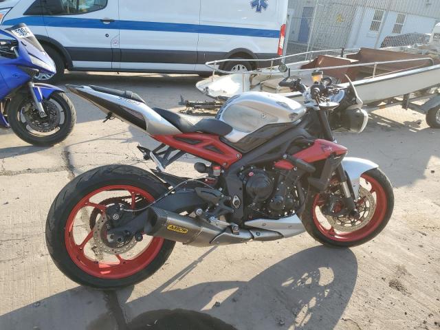  Salvage Triumph Motorcycle Street