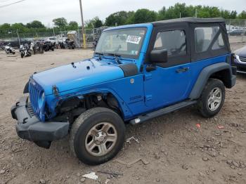  Salvage Jeep Wrangler