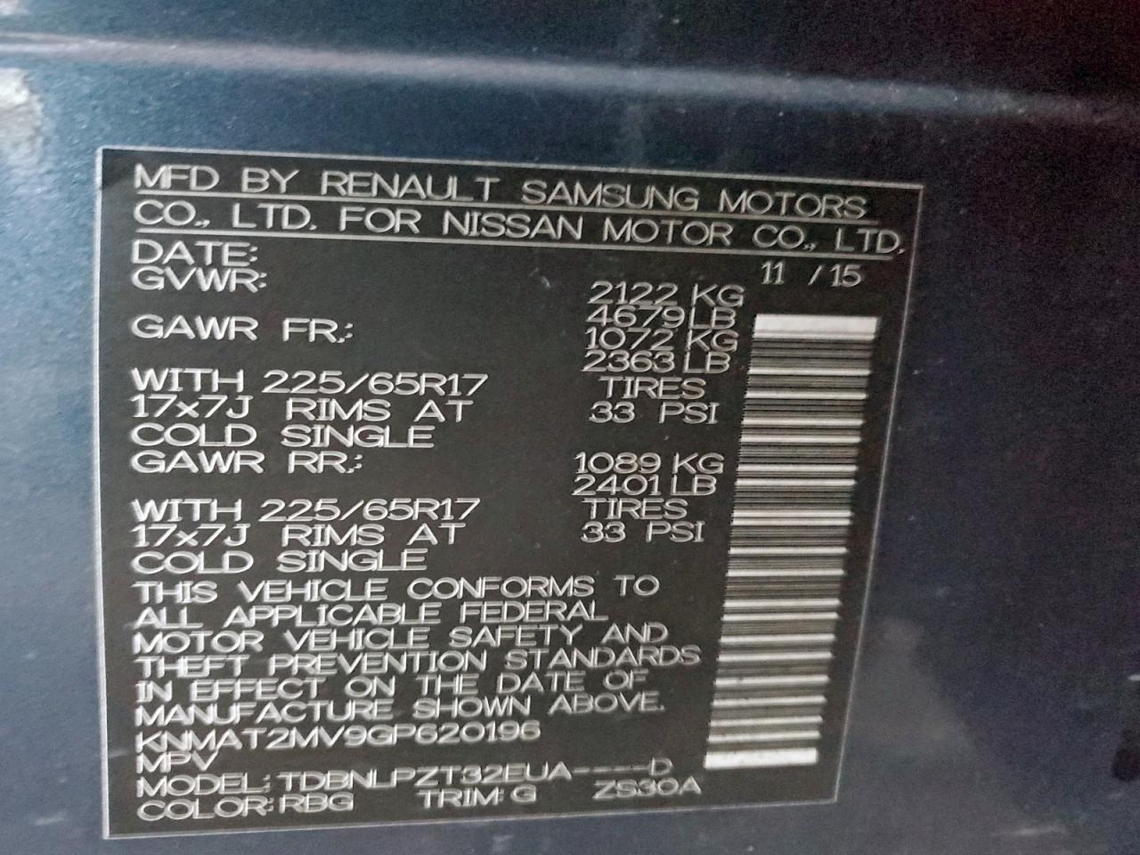 Nissan Rogue S Image 10