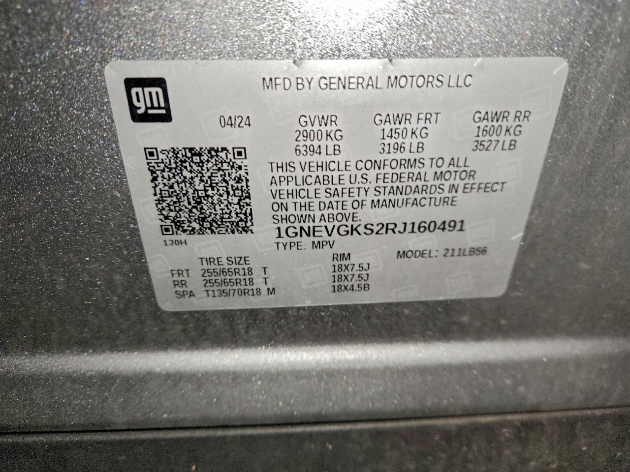 Chevrolet Traverse Lt Image 13