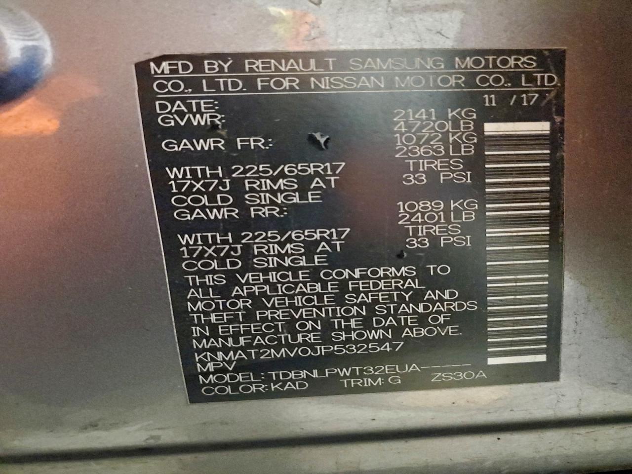 Nissan Rogue S Image 11