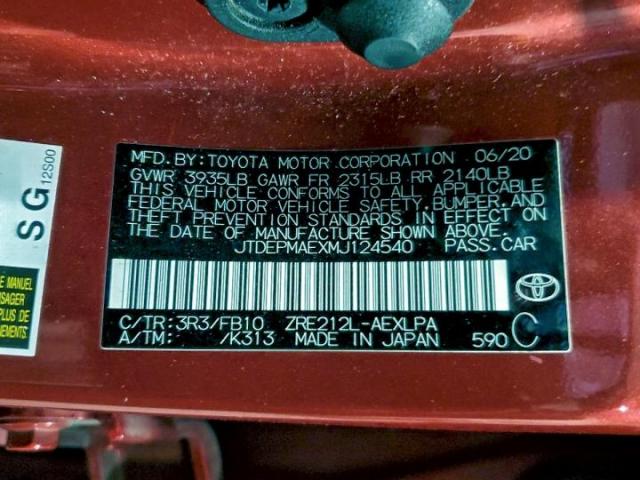 Toyota Corolla Le Image 13